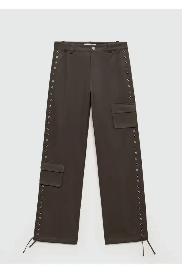 Studded Parachute Pants - 3