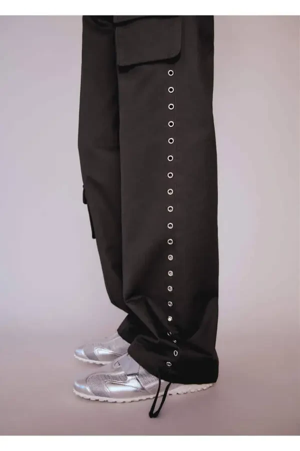 Studded Parachute Pants - 6
