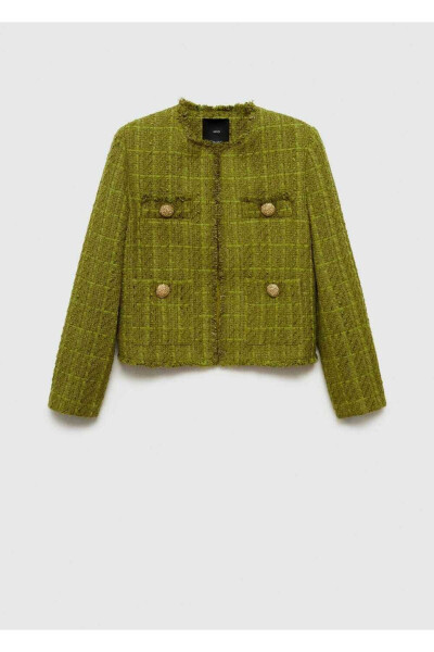 Studded Tweed Blazer - 3