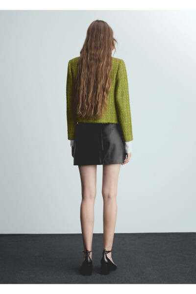 Studded Tweed Blazer - 4