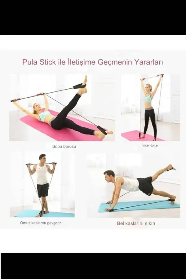 Studio Pilates Bar, Terlash Bel Kamarasi Fitness Seti - 4