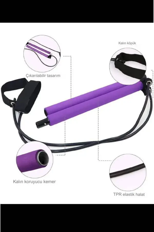 Studio Pilates Bar, Terlash Bel Kamarasi Fitness Seti - 5