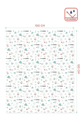 Стульчик для кормления и коврик для занятий - одноразовые - 1 рулон 10 штук - синий - 3