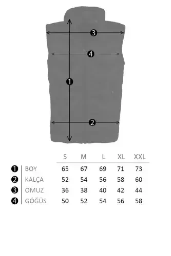 Style Combination Long Zipper Pocket Cross Padded Vest Pldp 2923-GRAY - 6