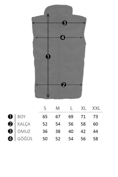 Style Combination Long Zipper Pocket Cross Puffy Vest Pldp 2923 - 6