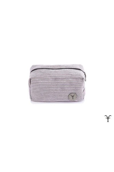 Stylish and Practical Thick Corduroy Pleated Makeup Bag, Multi-Purpose Bag, Handbag - 3