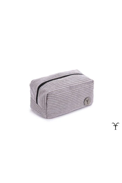 Stylish and Practical Thick Corduroy Pleated Makeup Bag, Multi-Purpose Bag, Handbag - 5