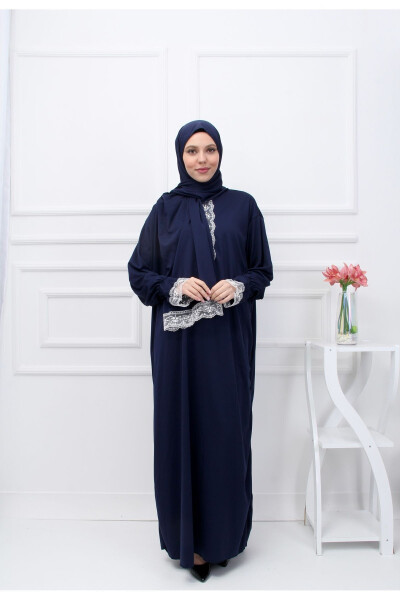 Stylish One Piece Prayer Dress with Seasonal Bonnet, Antiperspirant Prayer Dress, Flowy Jilbab - 2