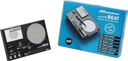 Stylophone Beat - Kompakt Stilus Baraban Mashinasi | 4 Baraban To'plami va 4 Bas Tovushlari | RhytModazone Machine Beat Maker | Baraban Lut Mashinasi - 6