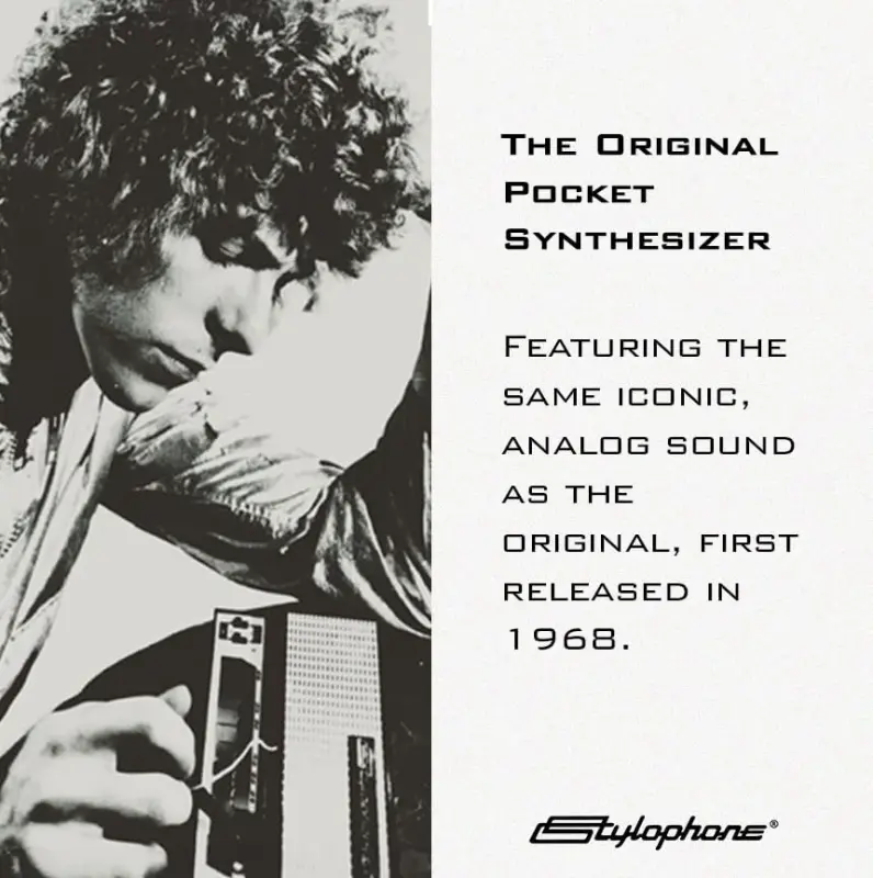 Stylophone Оригинальный карманный электронный синтезатор | Синтезаторный музыкальный инструмент | Синтезаторная клавиатура | Синтезатор инструмента Stylophone - 2