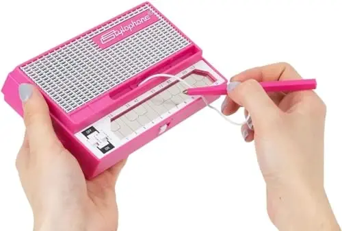Stylophone Pink - The Original Pocket Electronic Synthesizer - Special Edition | Synth Musical Instrument | Synthesizer Keyboard | Stylophone Instrument - 5