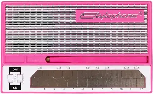 Stylophone Pink - Original cho'ntak elektron sintezator - Maxsus nashr | Sintezator musiqa asbobi | Sintezator klaviaturasi | Stilofon asbobi - 4