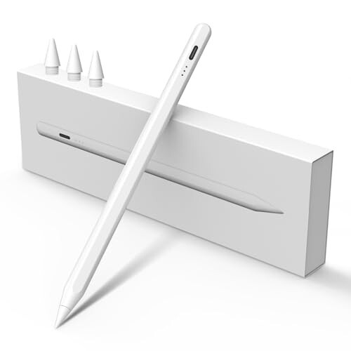 Stylus Pen for iPad, Apple Pencil W/Palm Rejection&Tilt, 13 Mins Fast Charge, MEKO iPad Pencil for iPad 6-10, iPad Pro 11/12.9/M4, iPad Air 3/4/5/M2, iPad Mini 5/6 - 2