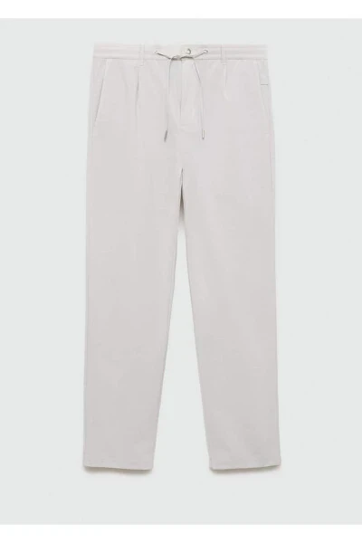 Su geçirmez büzgülü pantolon-Buz Grisi - 3