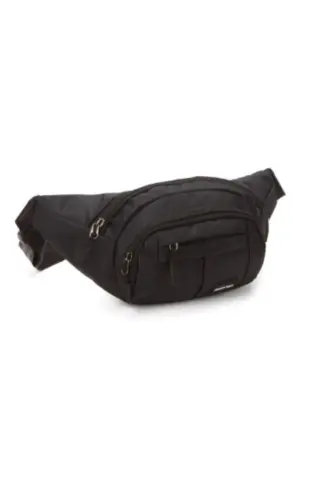 Su Geçirmez Kulaklık Usb Çıkışlı Unisex Siyah Çapraz Askılı Bel Omuz Ve Spor Çanta-Siyah - 6