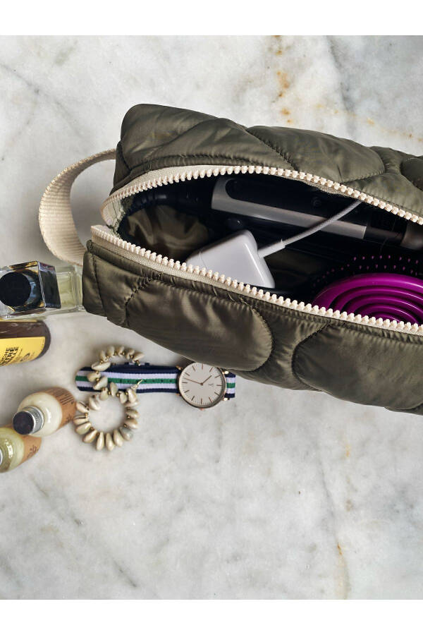 Su Geçirmez Saç Şekillendirici Çantası ve Organizer - 10