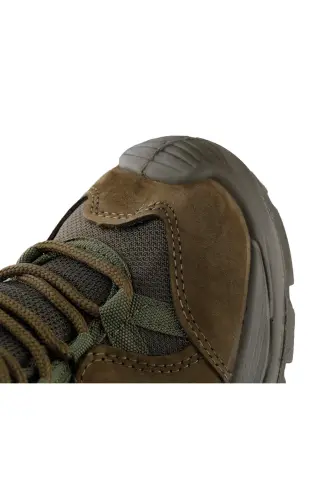 Su Geçirmez ve Soğuğa Karşı Dayanıklı Erkek Trekking Outdoor Bot Ve Ayakkabısı - 4Khaki - 6