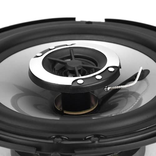 Suacopzar 6in 2-Way Coaxial Vehicle Speakers, Peak 400W (100W RMS) Car Audio Coaxial Speakers, Universal Car Stereo Speaker Car Door Speaker Replace, Auxiliary Coaxial Speaker W/Wire & Cover (Pair) - 5