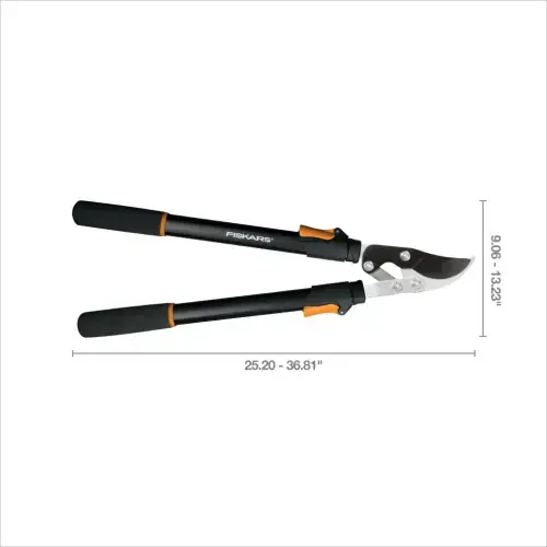 Сучкорез Fiskars Power-Lever с телескопическими рукоятками, 63-94 см, диаметр среза до 4,5 см. - FISKARS (1)