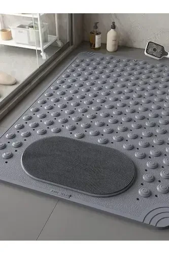 Suction Cup Bath and Shower Non-Slip Mat for Shower Cabin Tub Interior Suction Cup Bath Mat 36x69.5 cm - 1