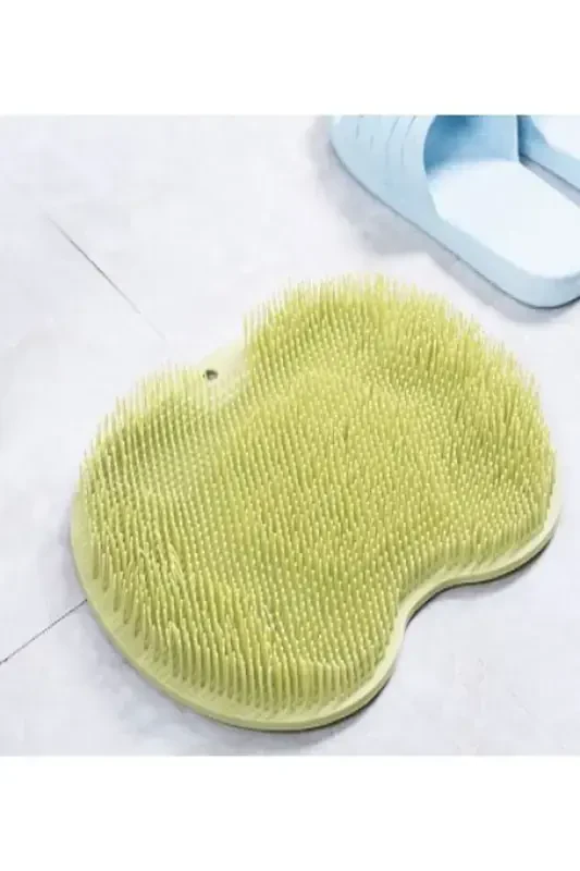 Suction Cup Bath Brush Massage Pad Back Foot Scrubber Washing Tool-mixed - 3