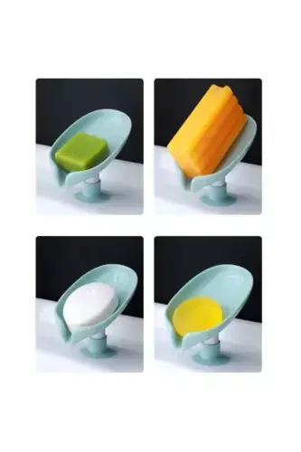 Suction Cup Soap Holder with Drain - Multicolor - TAHTAKALE (1)