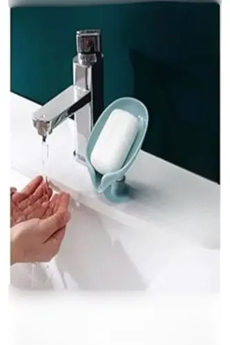 Suction Cup Water Drain Soap Dish 1 Pcs Glrshop-Transparent - 2