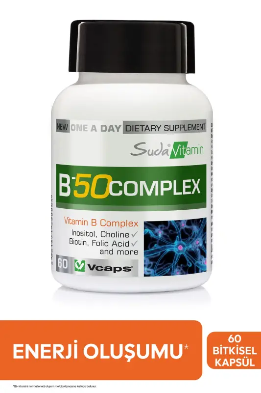 B-50 Complex 60 Kapsül - SUDA VITAMIN
