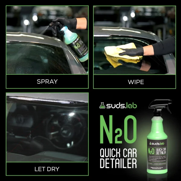 Suds Lab N2O Quick Car Detailer - 32 fl oz Bottle- - SUDSLAB (1)