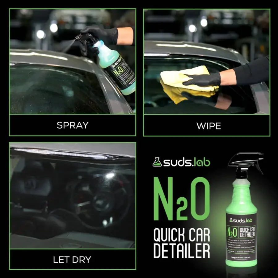 Suds Lab N2O Quick Car Detailer - 32 oz Bottle - 2