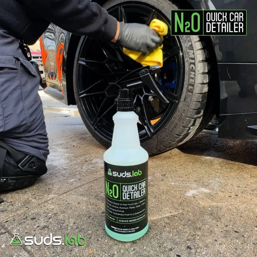 Suds Lab N2O Quick Car Detailer - 32 oz Bottle - 6