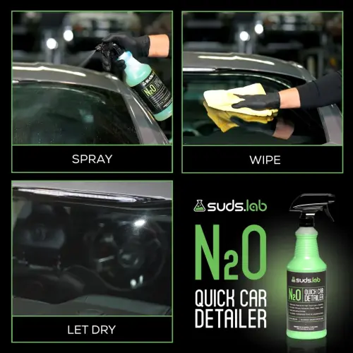 Suds Lab N2O Quick Car Detailer - 32 oz Bottle - 8