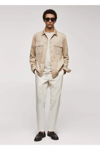 Suede-look Shacket - 2