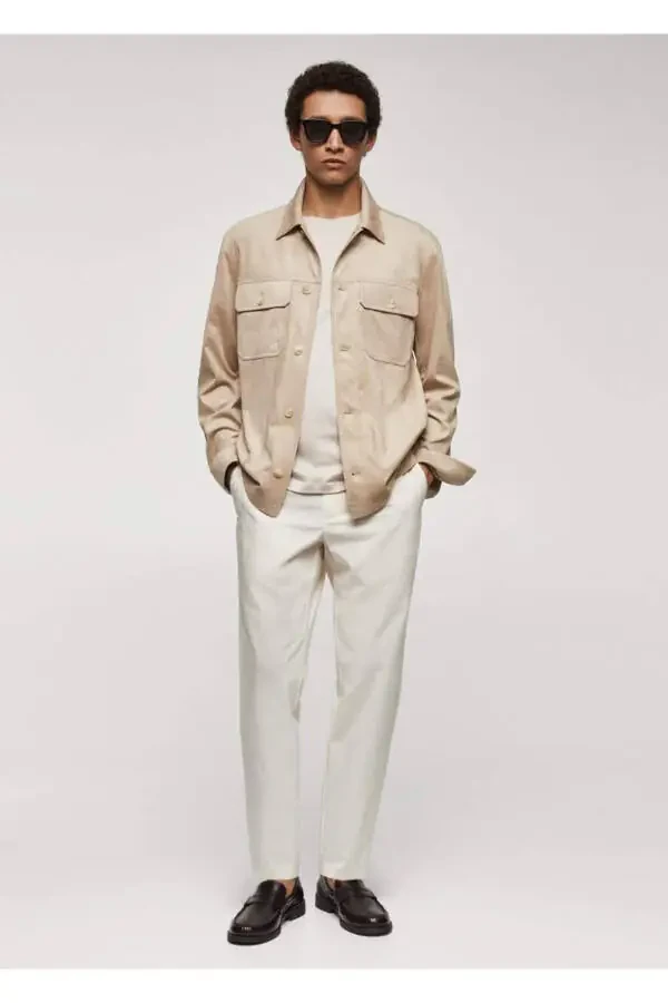 Suede-look Shacket - 2