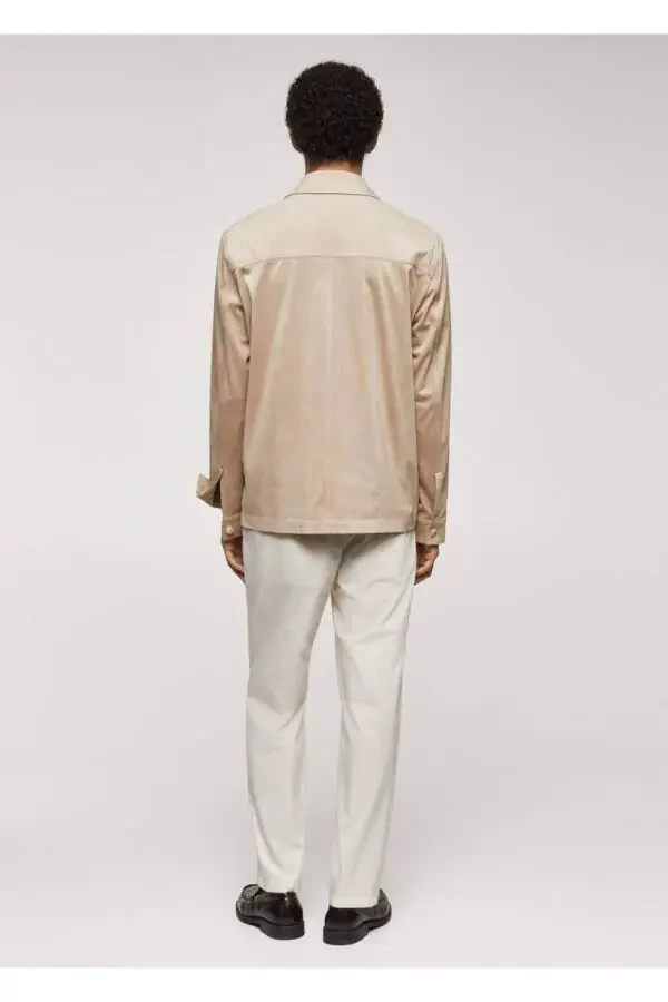 Suede-look Shacket - 4