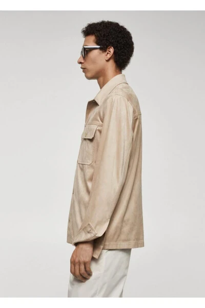 Suede-look Shacket - 7