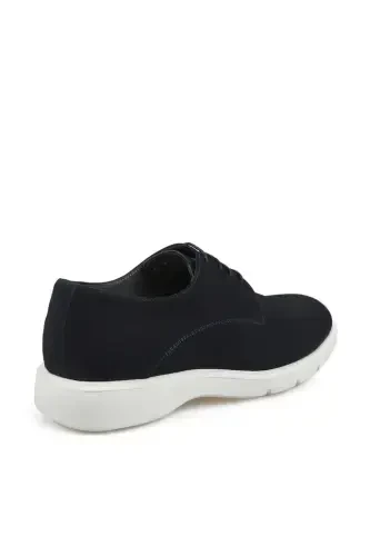 Suede Navy 100% Leather Casual Shoe - 3