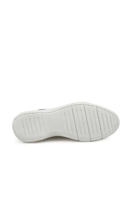 Suede Navy 100% Leather Casual Shoe - 4