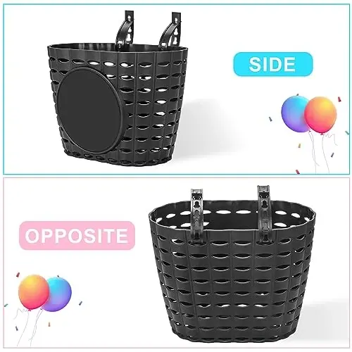 Suerico Kids Bike Basket,Bicycle Basket with Bell,Wheel Spokes, Glasses,Bike Accessories for Boys Girls - SUERICO (1)