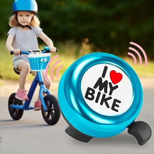 Suerico Kids Bike Basket,Bicycle Basket with Bell,Wheel Spokes, Glasses,Bike Accessories for Boys Girls - 3