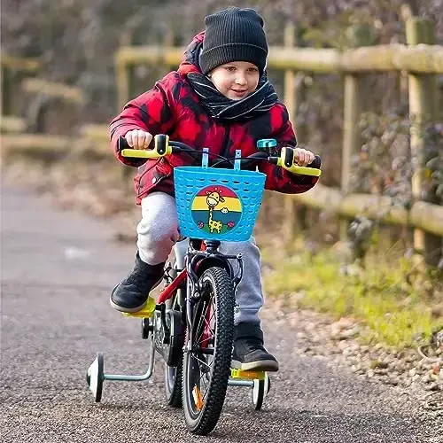 Suerico Kids Velosiped Savati, Qo'ng'iroqli Velosiped Savati, G'ildirak Spitsalari, Ko'zoynaklar, O'g'il Bolalar va Qizlar uchun Velosiped Aksessuarlari - 7