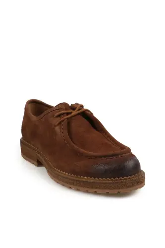 Süet Taba %100 Deri Oxford Eva Taban Casual Ayakkabı - JAKAMEN (1)
