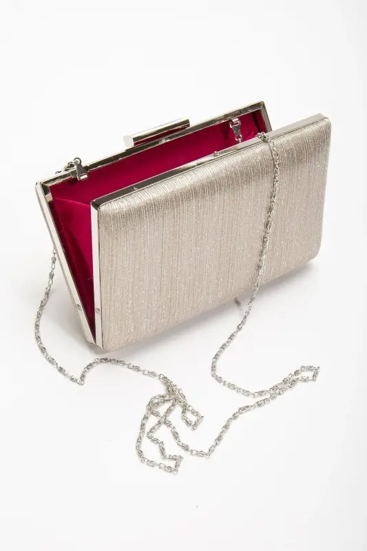 Suins Ella Abiye Çanta Gece Çantası Portföy Clutch Çanta-Altın - 3