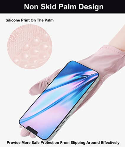 SUJAYU UV Protection Gloves Driving Gloves Women, Full Finger UV Gloves Sun Gloves Sun Protection Gloves, Thin Gloves UV Light Gloves Women Cycling Gloves for Women - 6