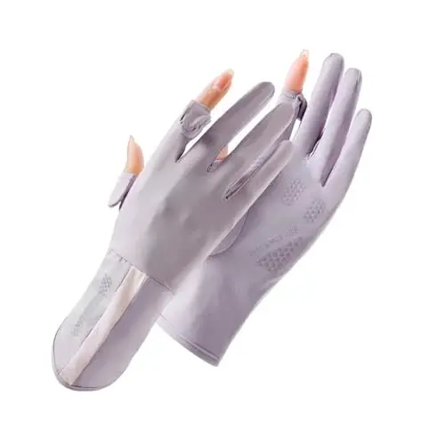 SUJAYU UV Protection Gloves Driving Gloves Women, Full Finger UV Gloves Sun Gloves Sun Protection Gloves, Thin Gloves UV Light Gloves Women Cycling Gloves for Women 