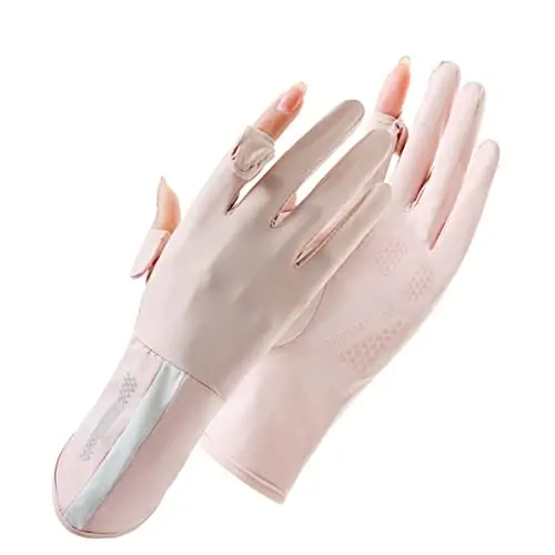 SUJAYU UV Protection Gloves Driving Gloves Women, Full Finger UV Gloves Sun Gloves Sun Protection Gloves, Thin Gloves UV Light Gloves Women Cycling Gloves for Women - 1