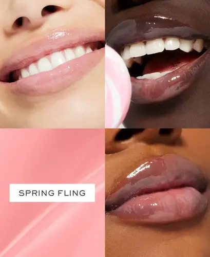 Juicy Tubes Original Lip Gloss - 02 Spring Fling (Creamy Millenial Pink) - 3