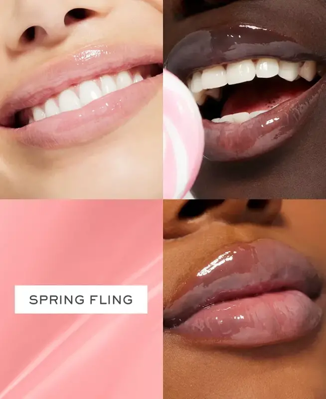 Juicy Tubes Original Lip Gloss - 02 Spring Fling (Creamy Millenial Pink) - 3