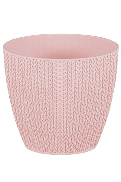 Sumela Knitted Pot No3 2.5 Liters Self-Trayed Plant Flower Pot - Rose Dry - BLISS