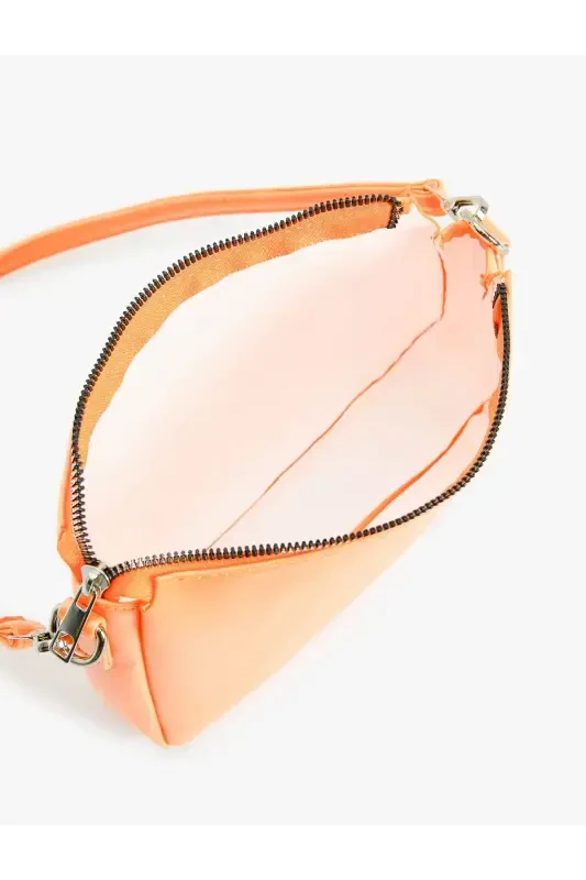Сумка через плечо Искусственная кожа На молнии Регулируемая Геометрический-Оранжевый - 5
